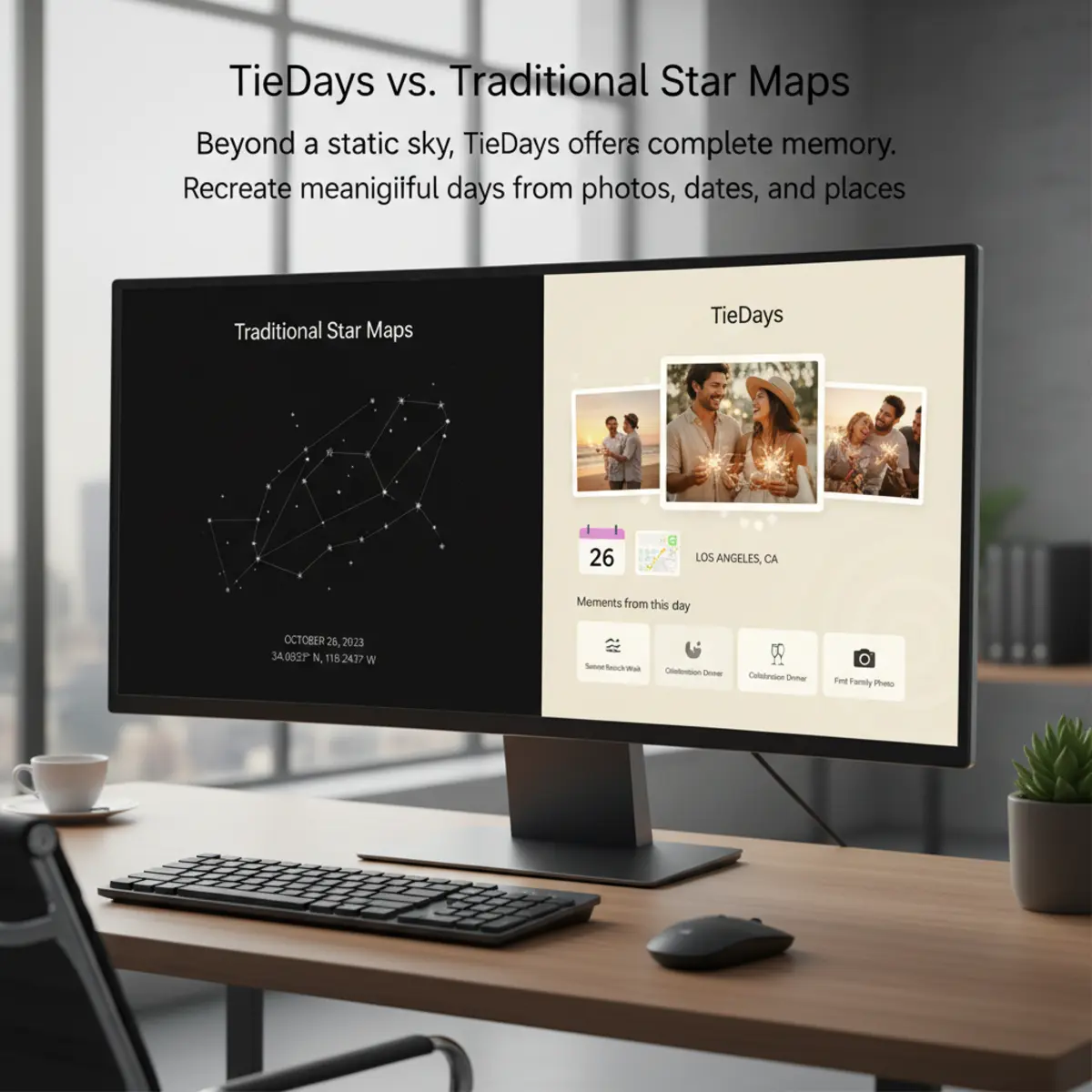 TieDays vs. Traditional Star Maps