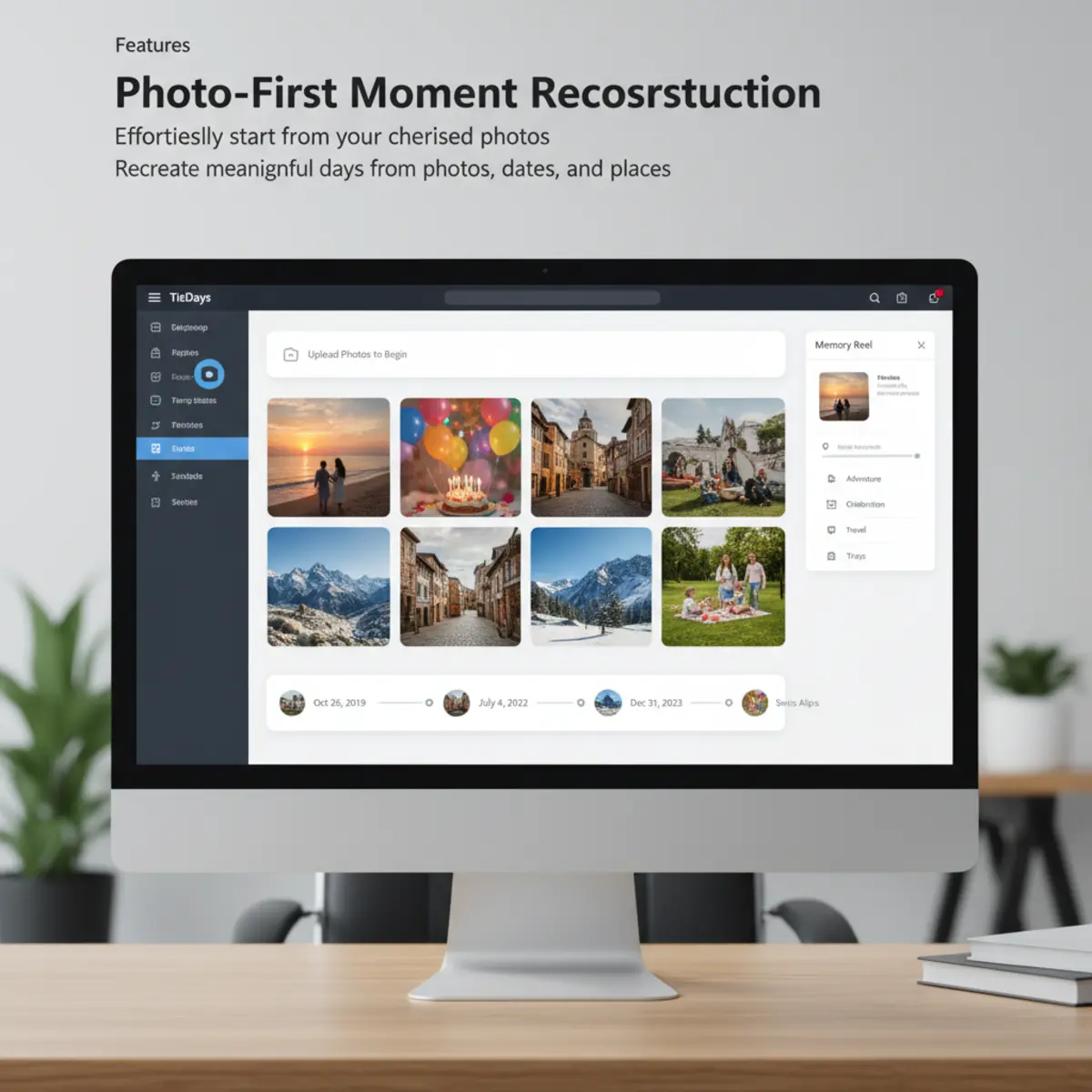 Photo-First Moment Reconstruction