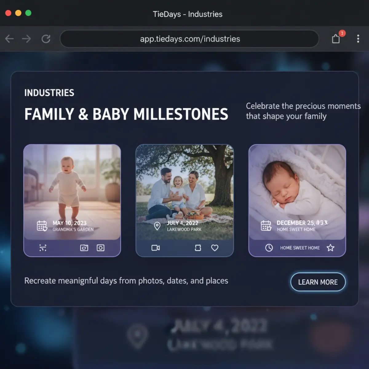 Family Baby Milestones