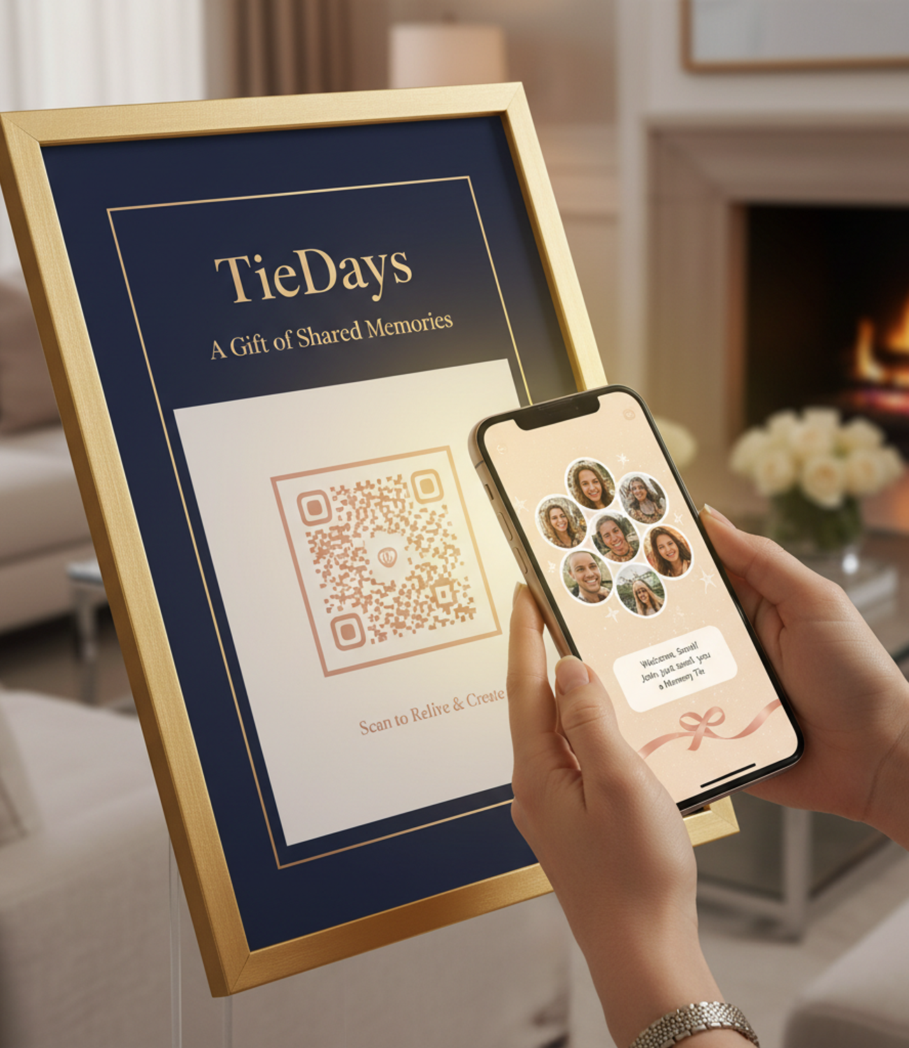 TieDays QR-linked memory product